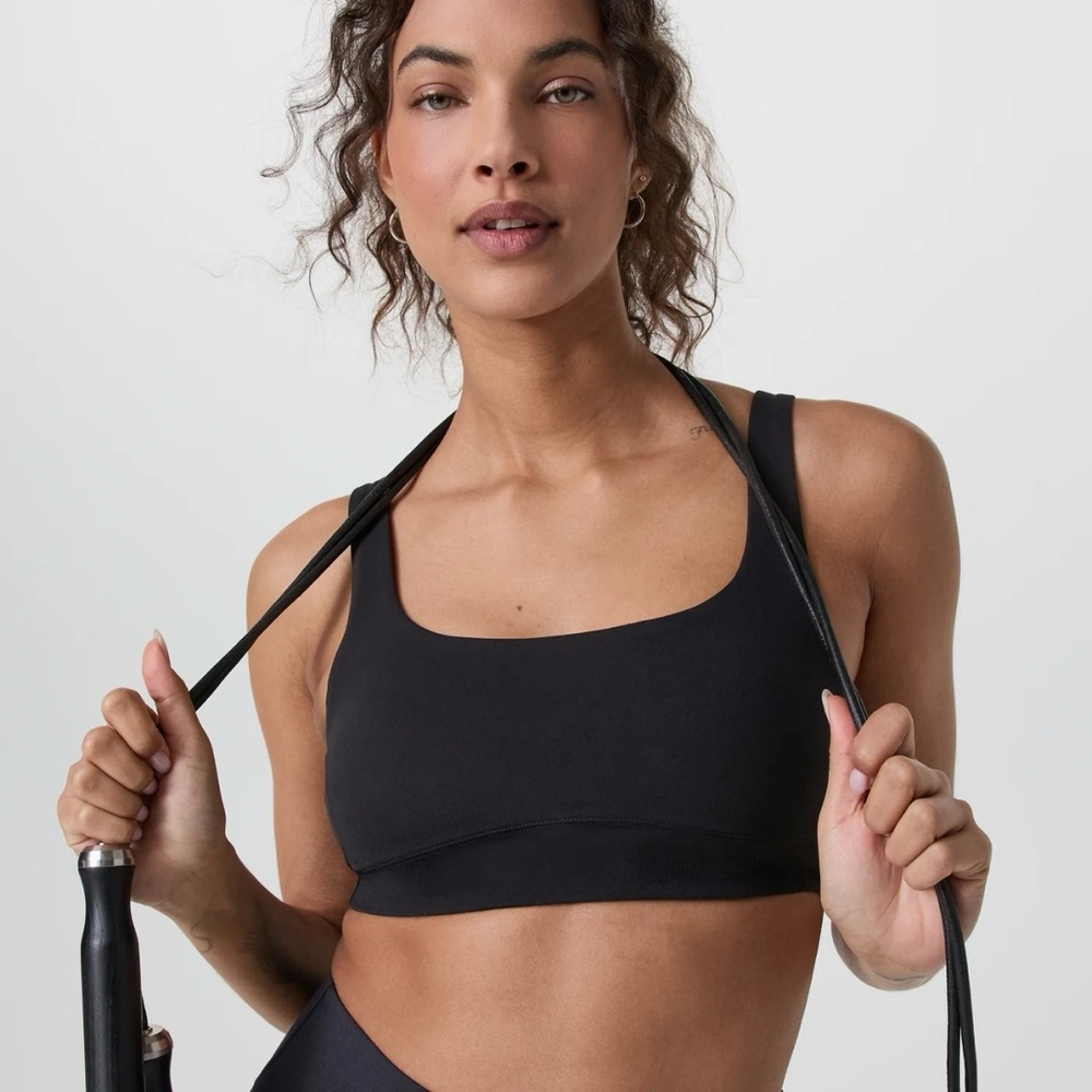 VUORI All The Form Sports Bra, black, size XS